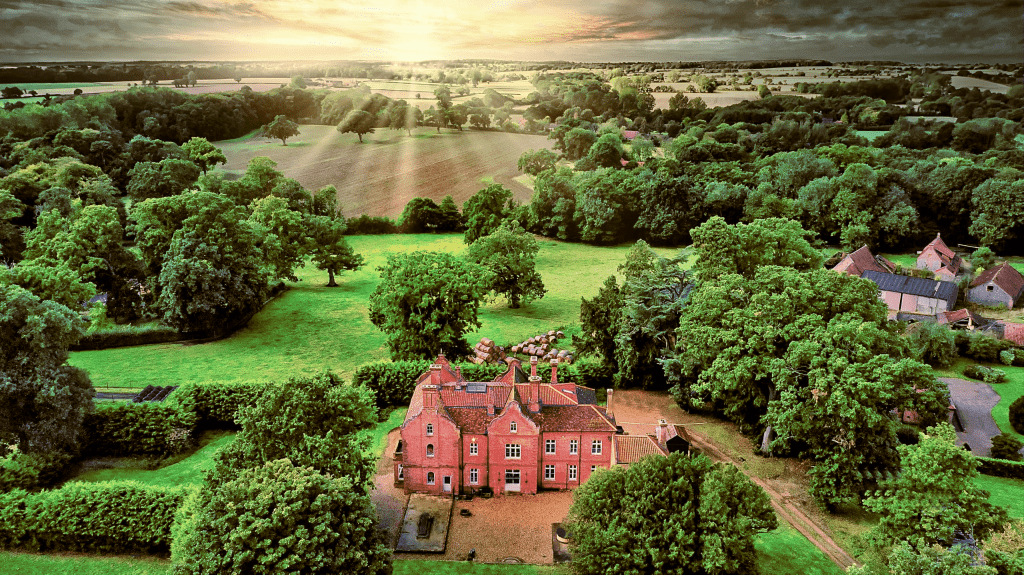 Norfolk Drone Photography Bessingham Manor Aerial Photography Norfolk Drone
