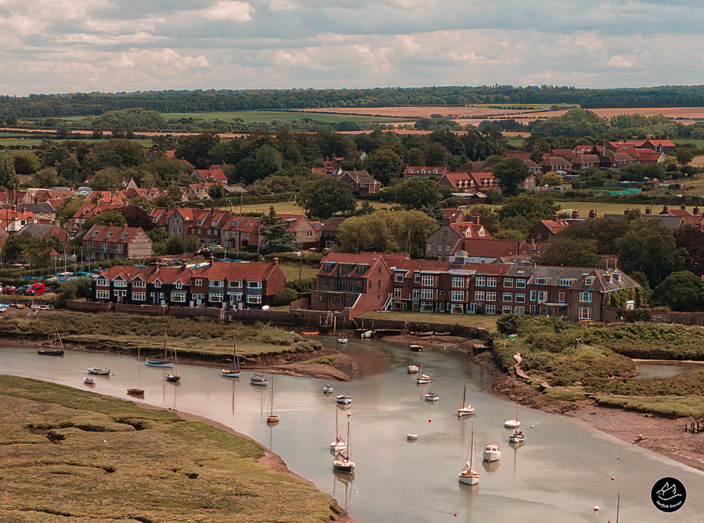 Aerial Photographer East Anglia - Burnham Overy Staithe Harbour
