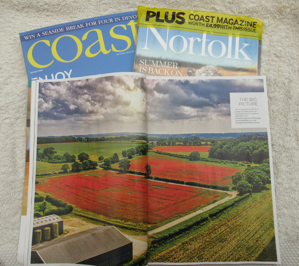 Heacham Poppy Fields Norfolk Magazine Center Page August Edition