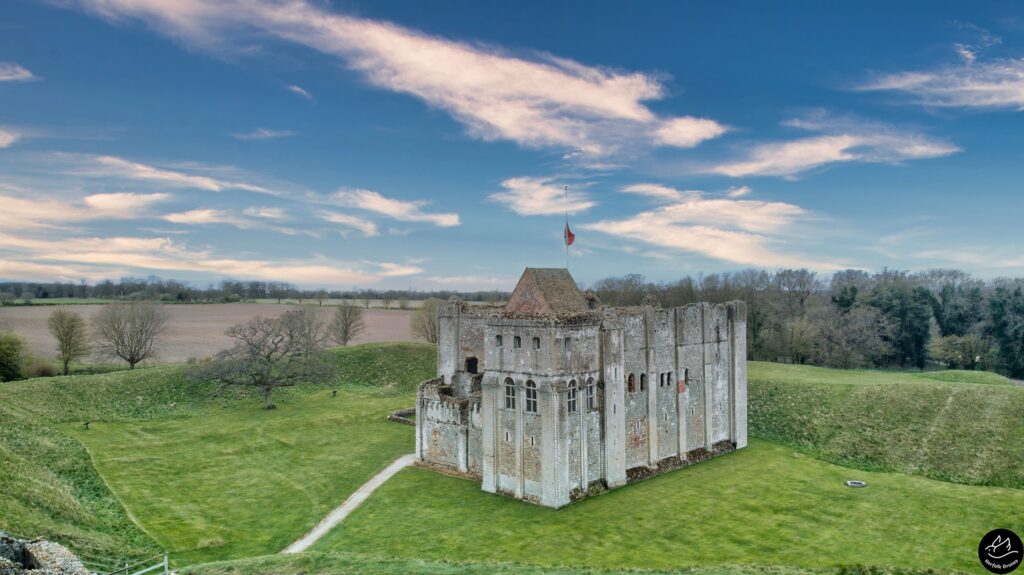 Castle Rising National Trust-Norfolk Norfolk Drone
